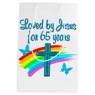 65 YR OLD BLESSING MEDIUM GIFT BAG