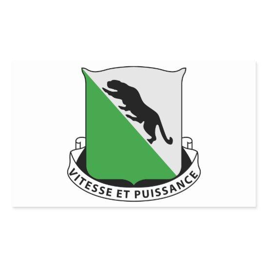 69th Armored Regiment Rectangular Sticker