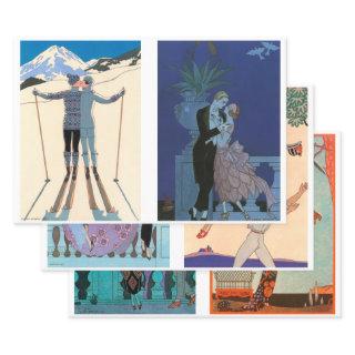 6 different designs by George Barbier  Sheets