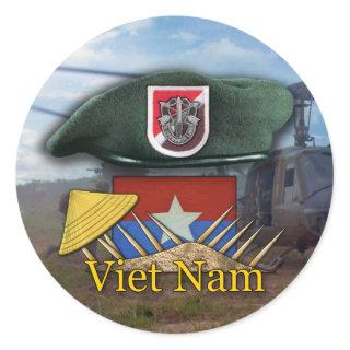 6th Special forces green berets vietnam Sticker