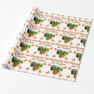75TH BIRTHDAY BUTTERFLY DESIGN