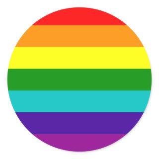 7 Stripes Rainbow Gay Pride Flag Sticker