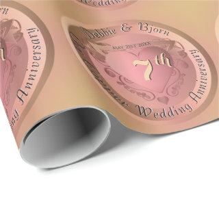 7th/22nd Copper Medallion ImageWedding Anniversary