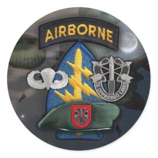 7th Special forces Green Berets group nam Sticker