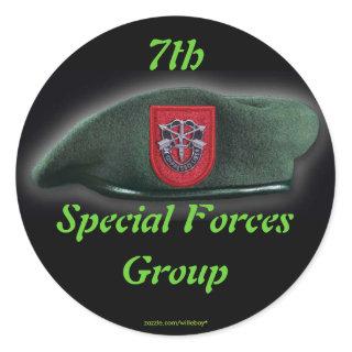 7th Special forces Green Berets veterans Sticker
