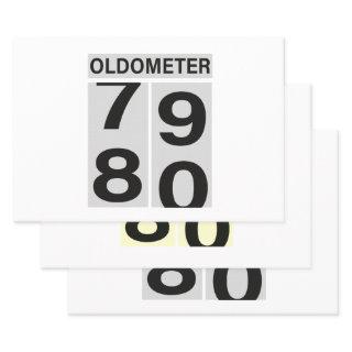 80th Birthday Oldometer  Sheets