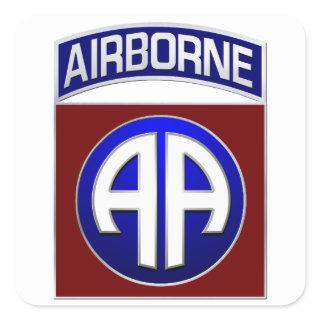 82nd Airborne Division All American Combat Patch Square Sticker