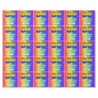 88th Birthday: Colorful, Fun Rainbow Pattern # 88