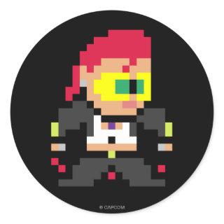 8-Bit C. Viper Classic Round Sticker