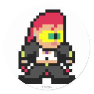 8-Bit C. Viper Classic Round Sticker