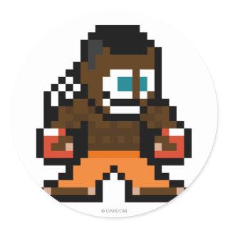 8-Bit Deejay Classic Round Sticker
