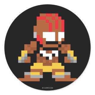 8-Bit Dhalsim Classic Round Sticker