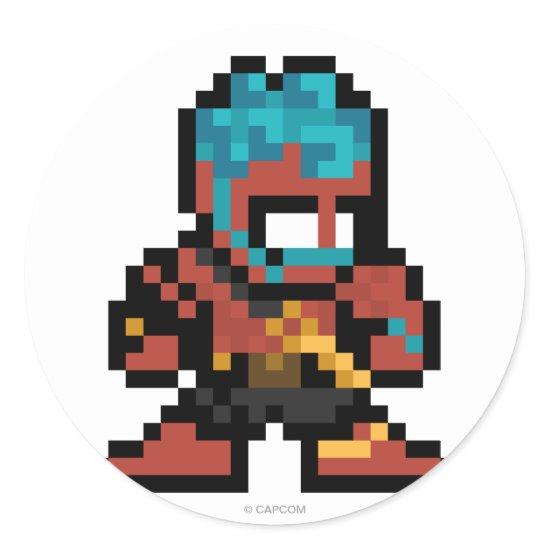 8-Bit Hakan Classic Round Sticker
