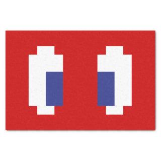 8 Bit Pixel Manga Eyes Tissue Paper