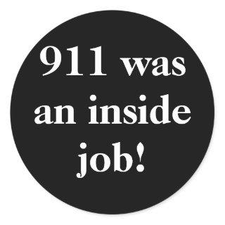 911 was an inside job! sticker