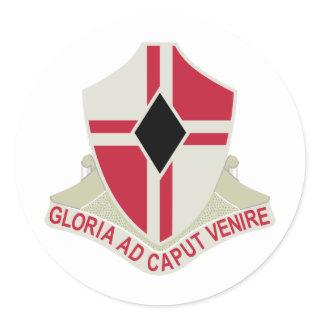 92nd Army Engineer Battalion Military Patch Classic Round Sticker