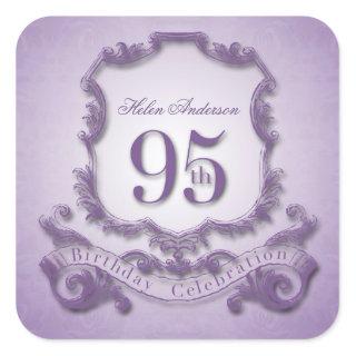 95th Birthday Celebration Personalized Stickers
