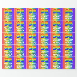 95th Birthday: Colorful, Fun Rainbow Pattern # 95