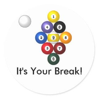 9-ball rack stickers