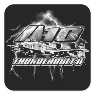 A-10 Thunderbolt II Square Sticker Sticker