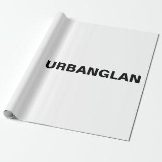 A best white sheet which has URBANGLAN font design
