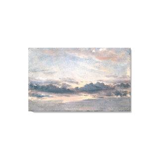 A Cloud Study, Sunset, c.1821 (oil on paper on mil Canvas Print