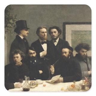 A Corner of the Table, 1872 Square Sticker