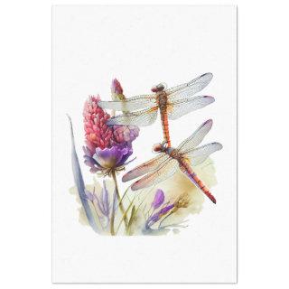 A Dragonfly Watercolor Series Design 4 Tissue Paper