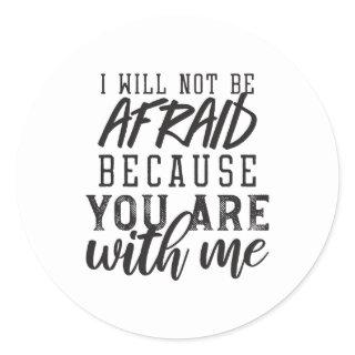 A Faith-Based Reminder: Trust in the Lord Classic Round Sticker