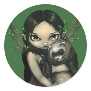 "A Ferret and His Fairy" Sticker