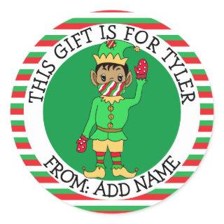 A Gift Tag To and From Ethnic  Elf Gift Tags