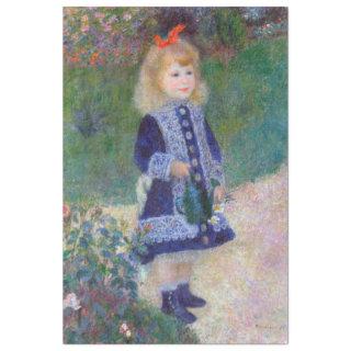 A Girl with a Watering Can, Renoir Tissue Paper