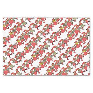 A Line of Dancing Gnomes Tissue Paper