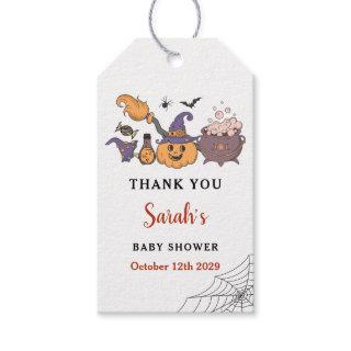 A Little Boo Halloween Baby Shower Thank You Gift Tags