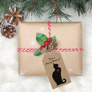 A Meowy Cat Christmas Gift Tags