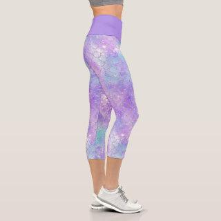 A Mermaid Galaxy Series Design 11 Capri Leggings