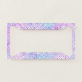 A Mermaid Galaxy Series Design 1   License Plate Frame