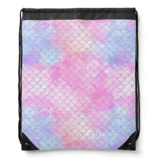 A Mermaid Galaxy Series Design 4   Drawstring Bag