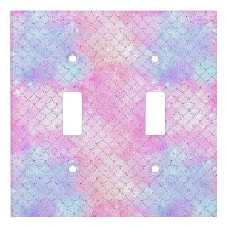 A Mermaid Galaxy Series Design 4 Light Switch Cover