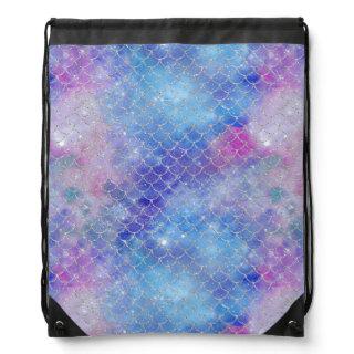 A Mermaid Galaxy Series Design 5  Drawstring Bag