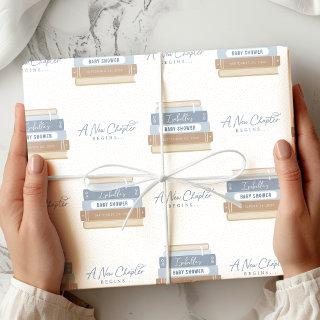 A New Chapter Begins Custom Storybook Baby Shower