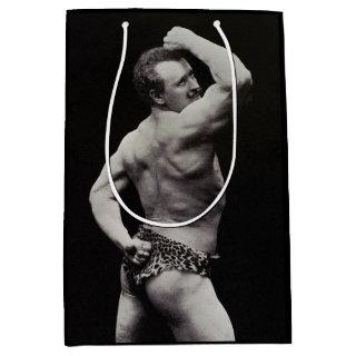 A New Pose by StrongMen Eugen Sandow Bodybuilding Medium Gift Bag