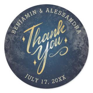 A Night Under the Stars Thank You Stickers