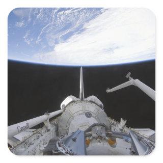 A partial view of the Tranquility node Square Sticker