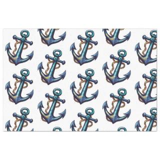 A Pretty Blue Nautical Series Design 11 Tissue Paper