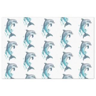 A Pretty Blue Nautical Series Design 8 Tissue Paper