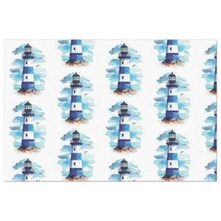 A Pretty Blue Nautical Series Design 9 Tissue Paper