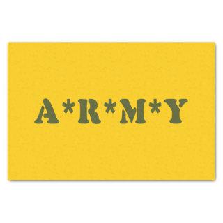 A*R*M*Y TISSUE PAPER