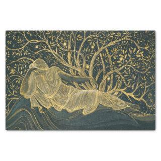 A Reclining Female Figure by Edward Burne-Jones Tissue Paper