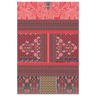 a red and black painting with a red heart on it tissue paper
